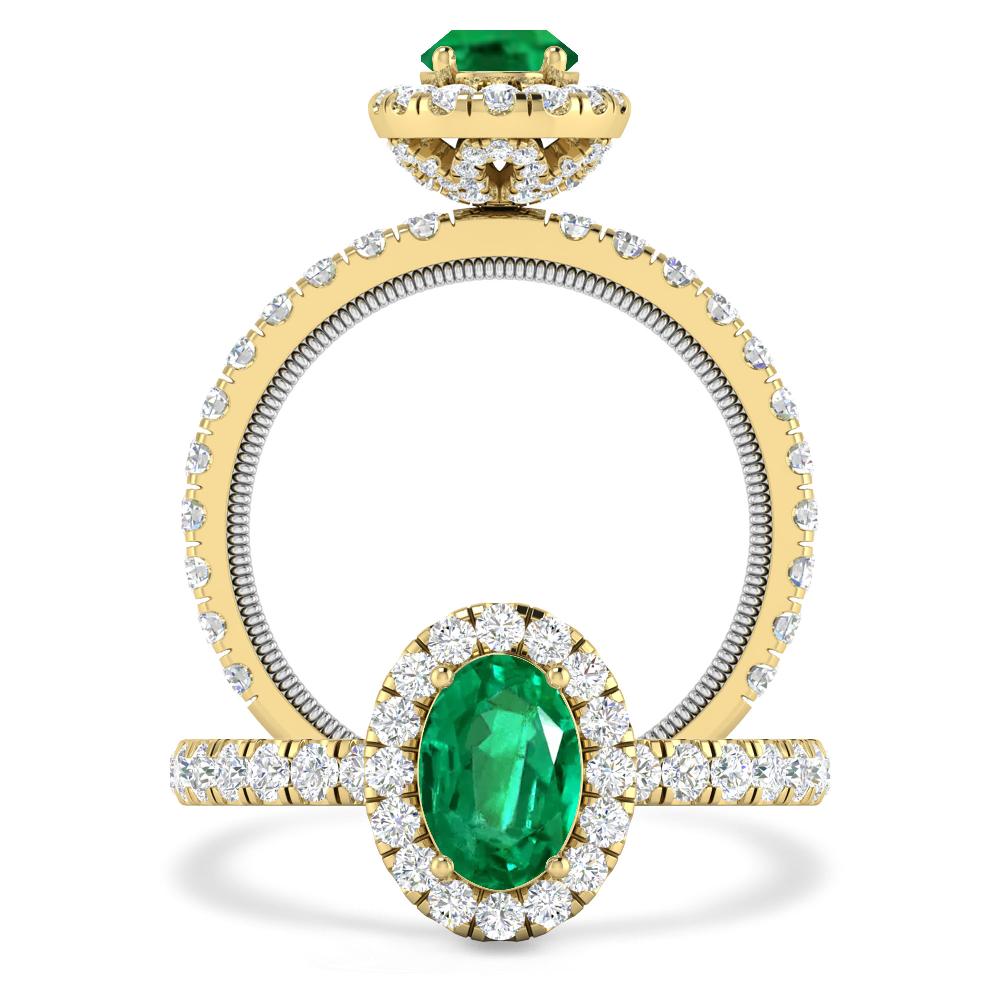 Yellow Gold - Emerald