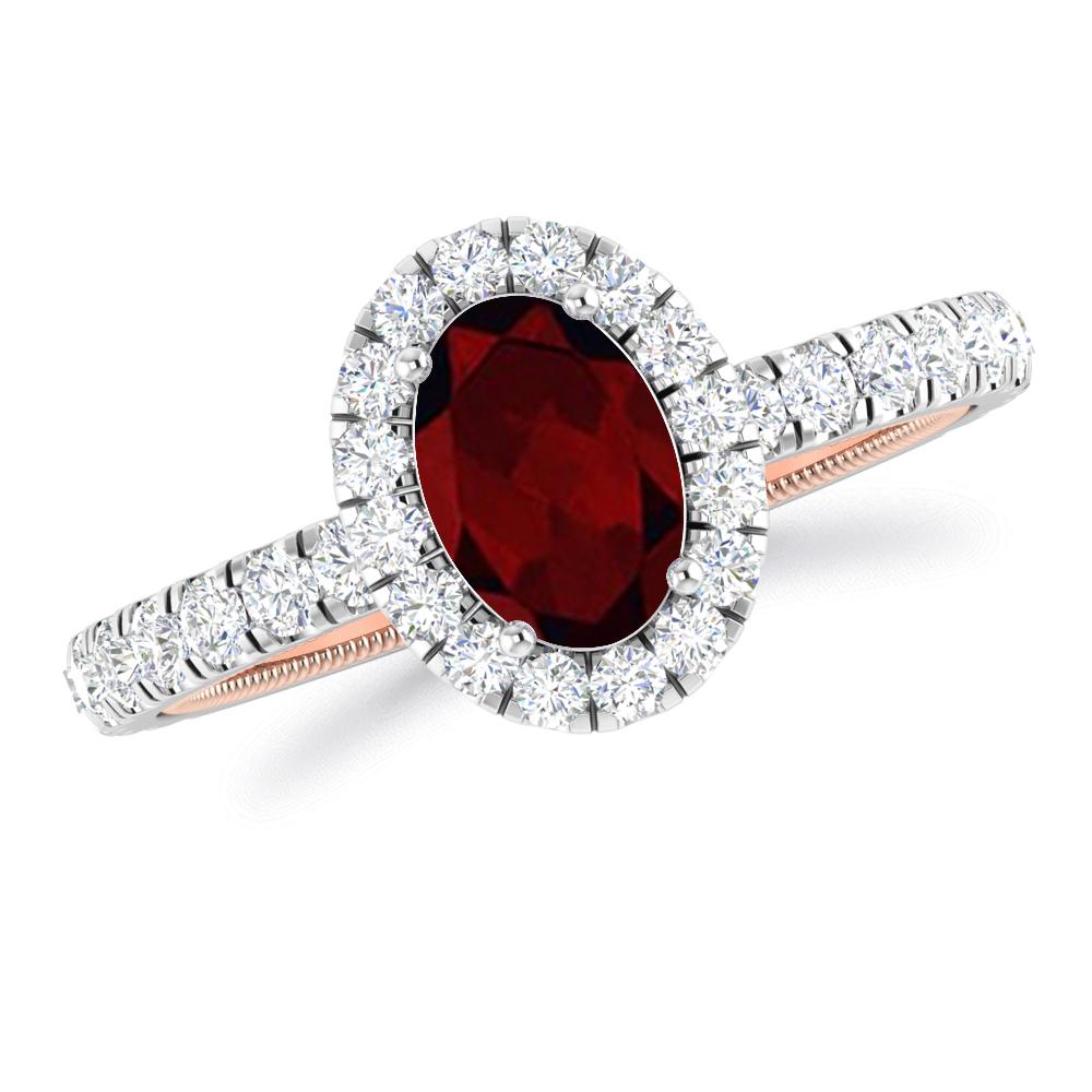 White Gold - Garnet