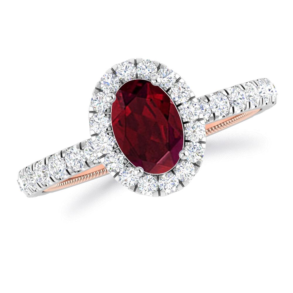 White Gold - Garnet