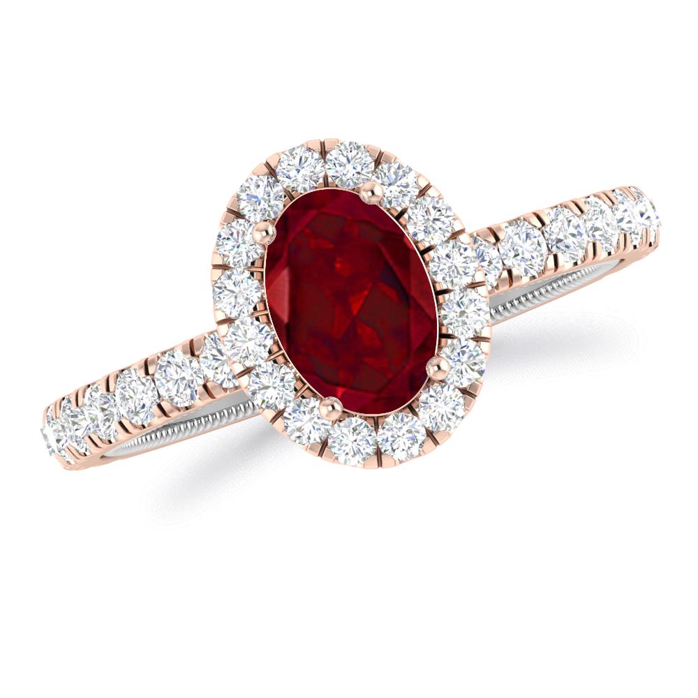 Rose Gold - Garnet