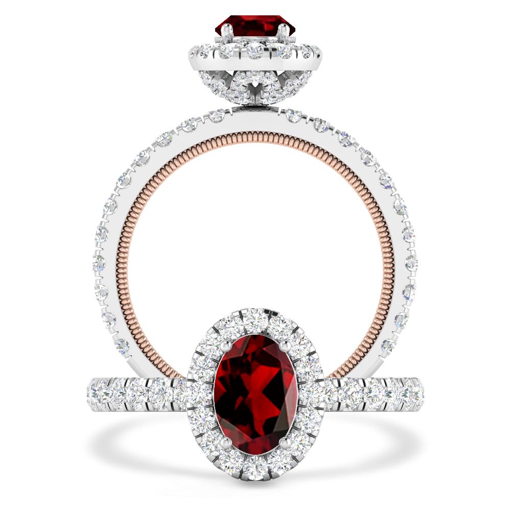 White Gold - Garnet