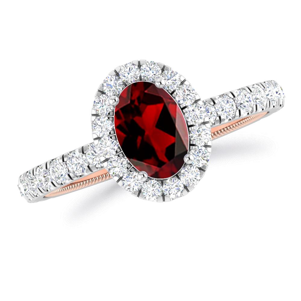 White Gold - Garnet