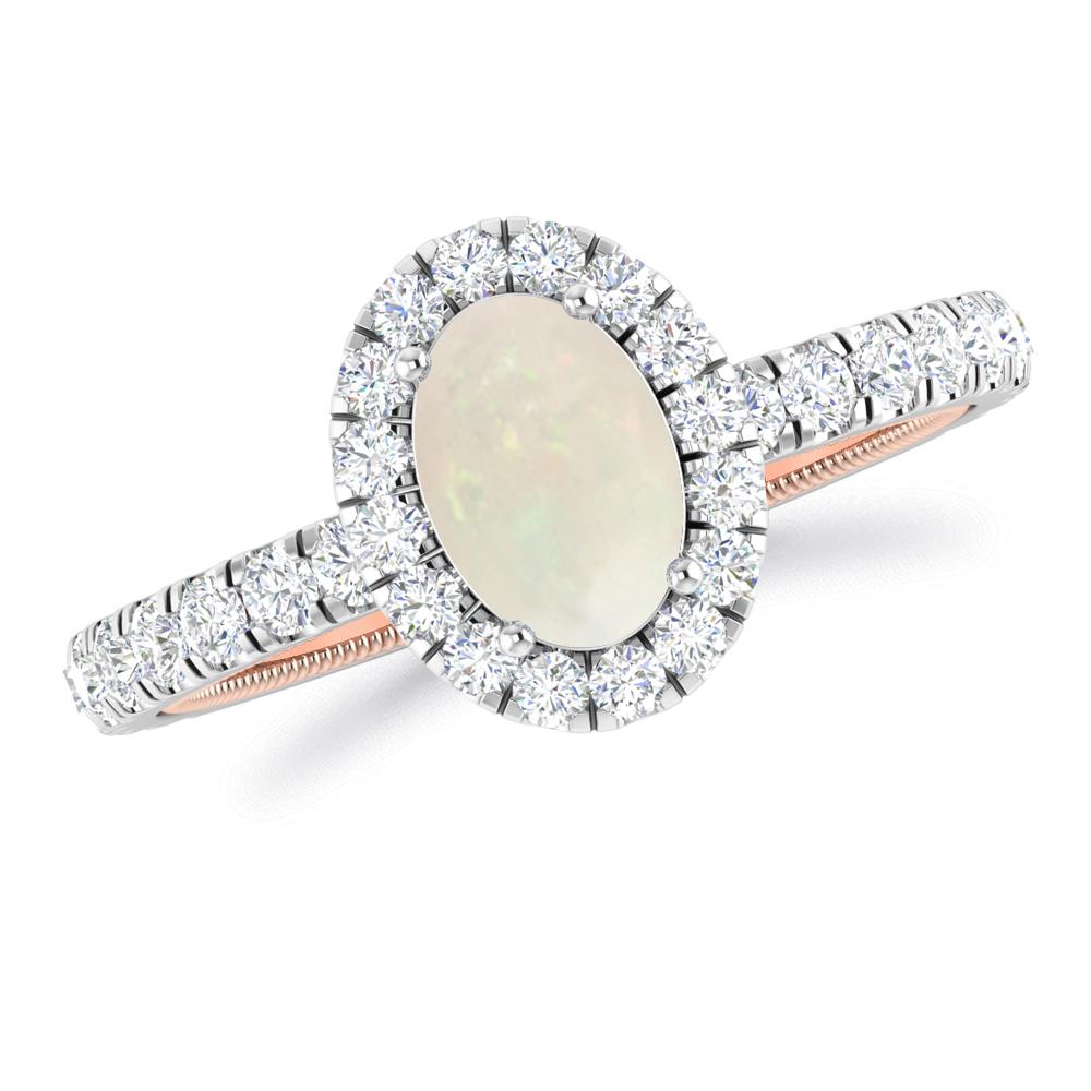 White Gold - Opal