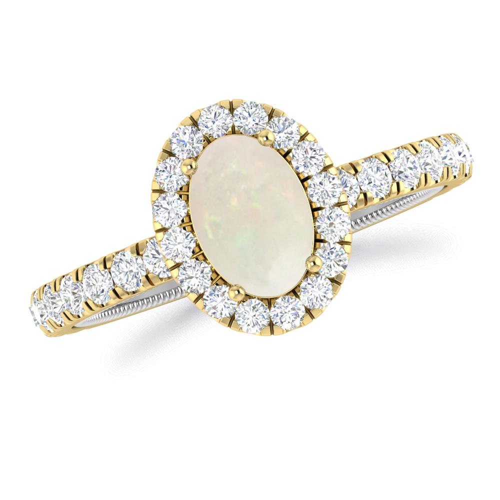 Yellow Gold - Opal