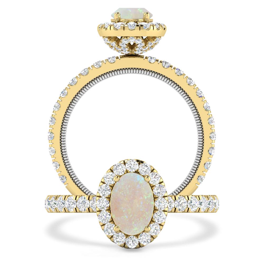 Yellow Gold - Opal