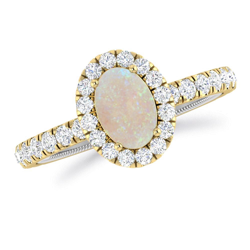 Yellow Gold - Opal