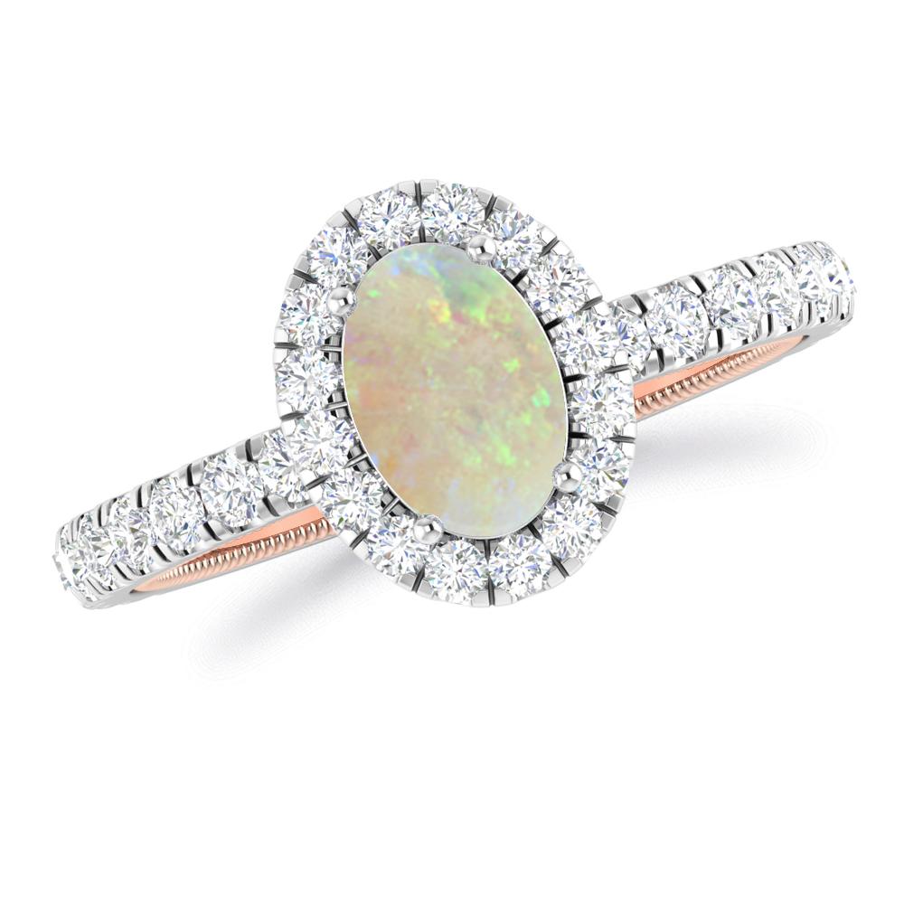 White Gold - Opal