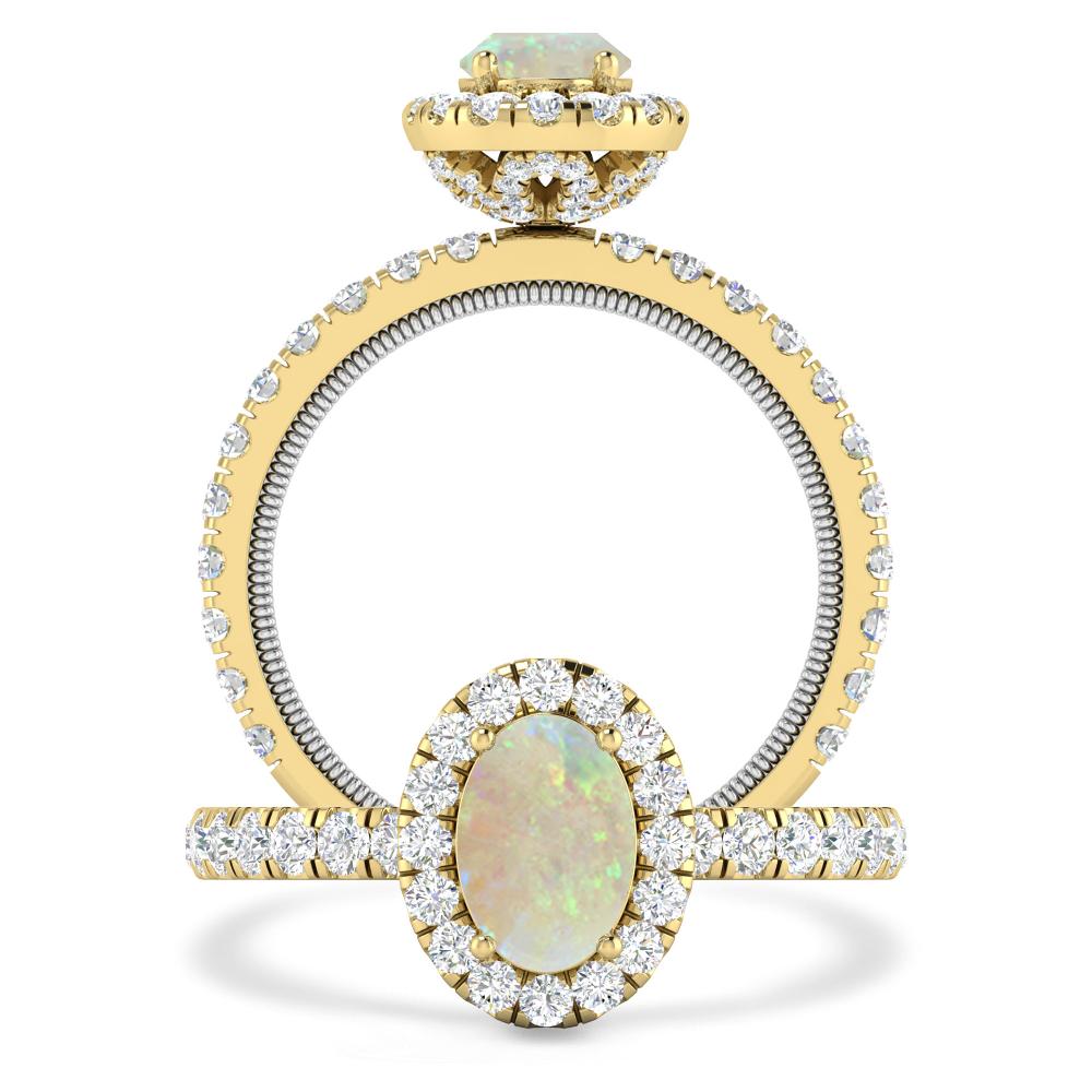 Yellow Gold - Opal