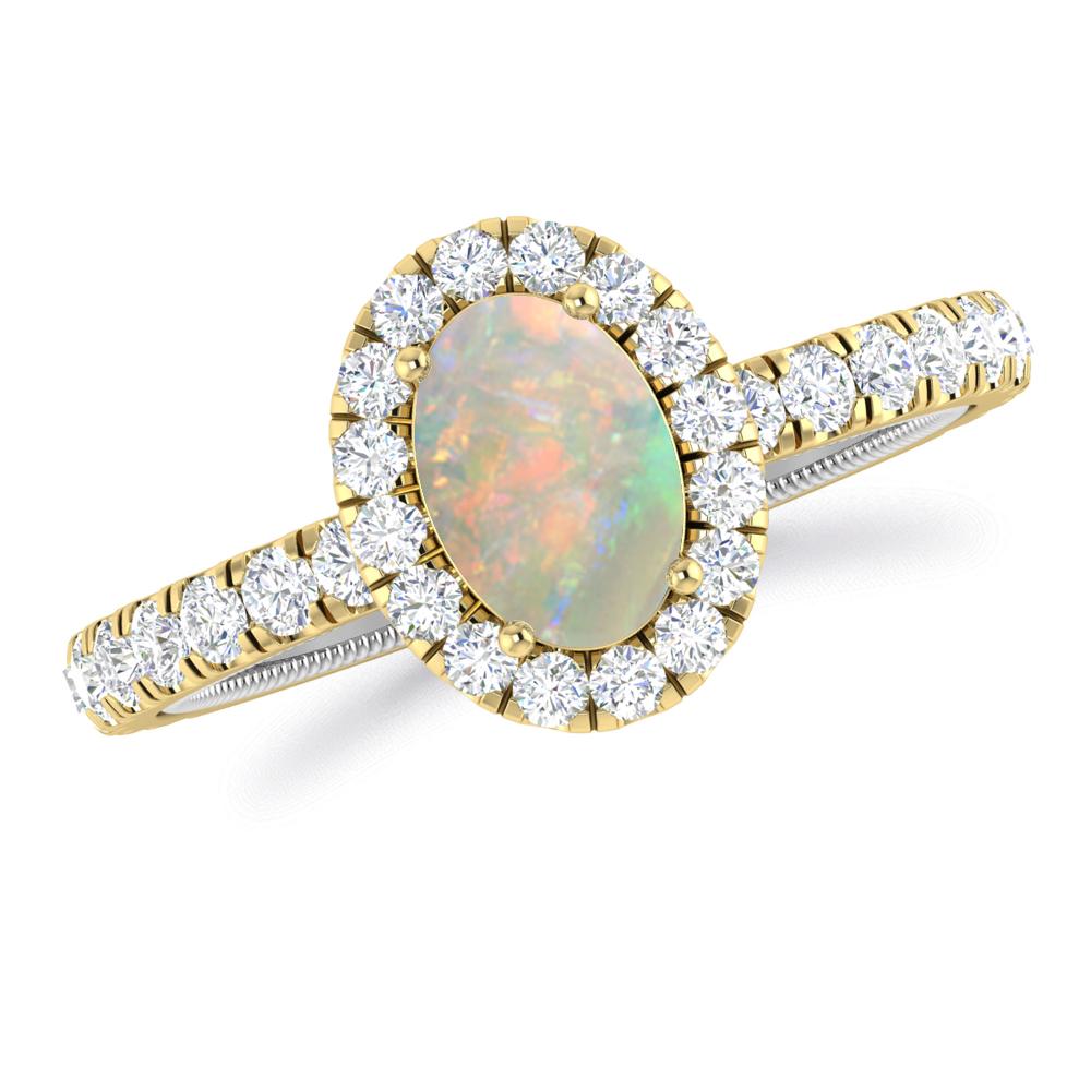 Yellow Gold - Opal