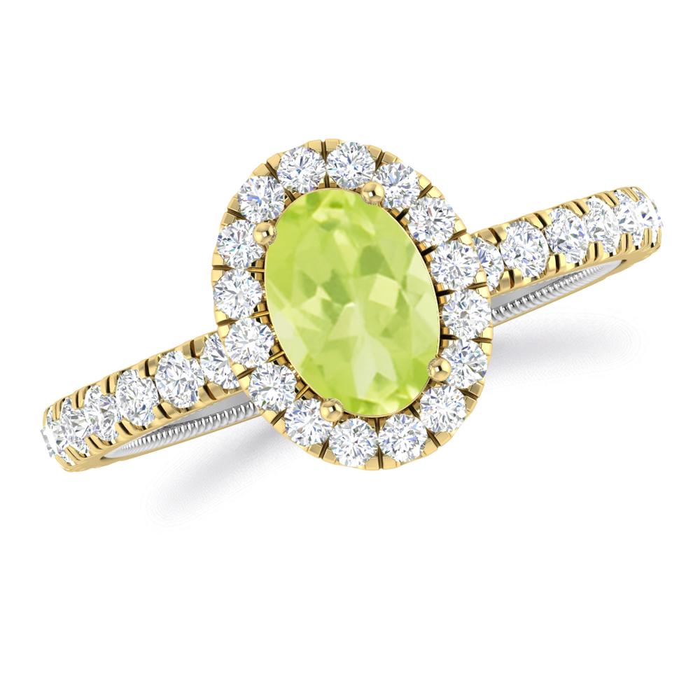 Yellow Gold - Peridot