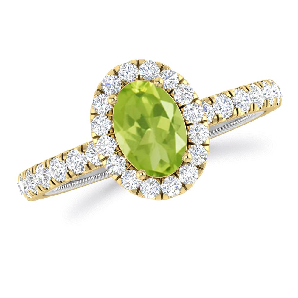 Yellow Gold - Peridot