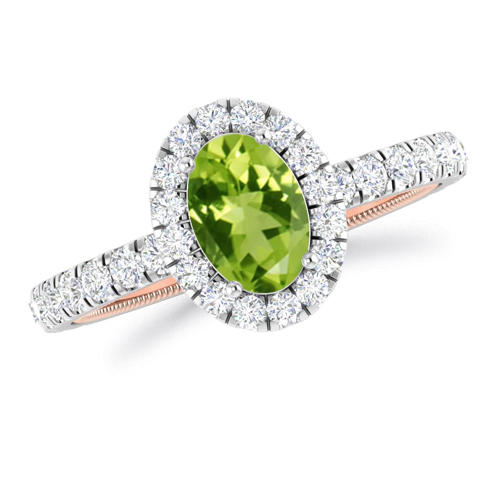 White Gold - Peridot