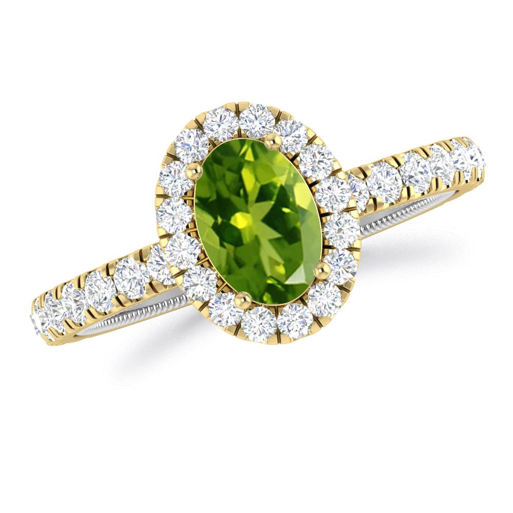 Yellow Gold - Peridot