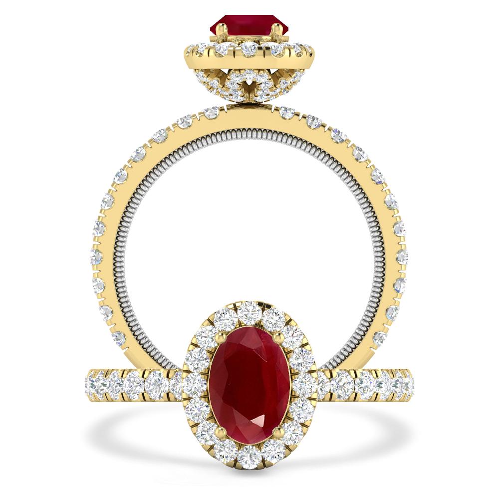 Yellow Gold - Ruby