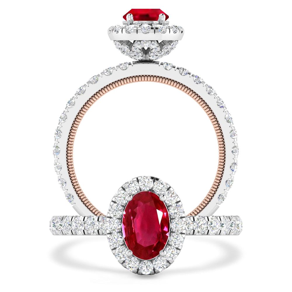 White Gold - Ruby