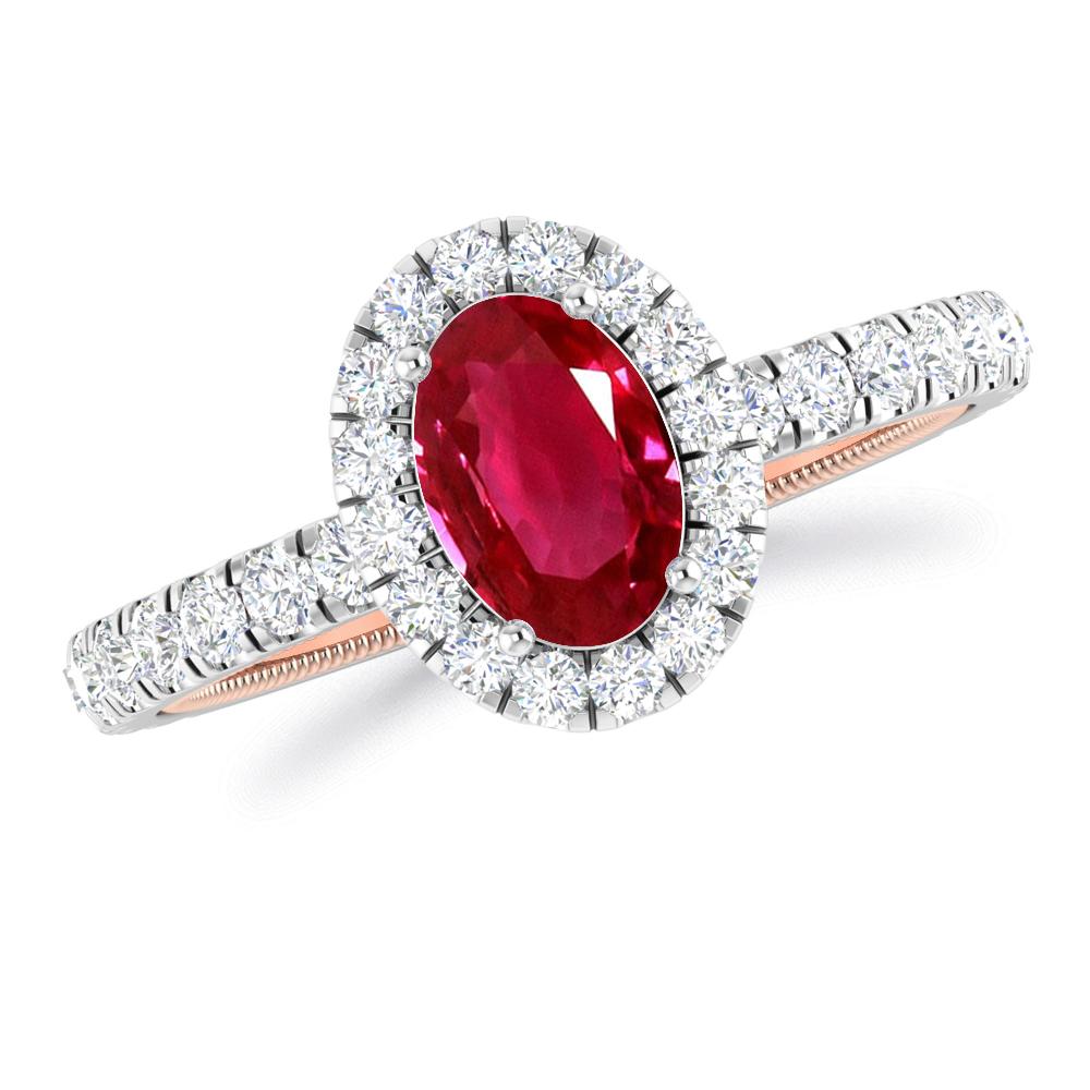 White Gold - Ruby