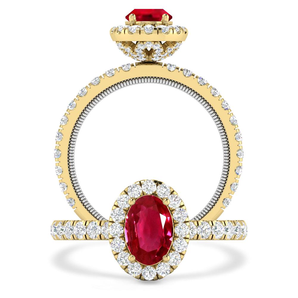 Yellow Gold - Ruby