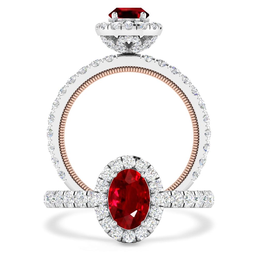 White Gold - Ruby