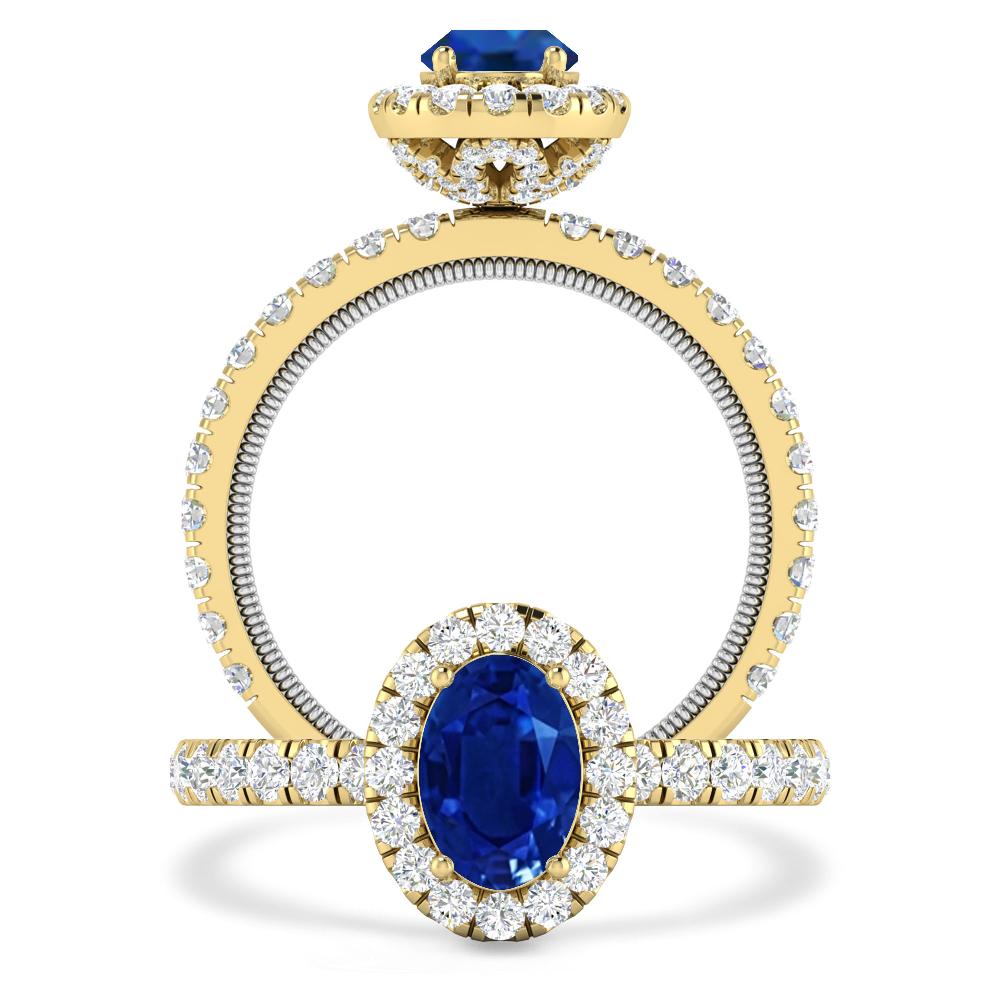 Yellow Gold - Sapphire