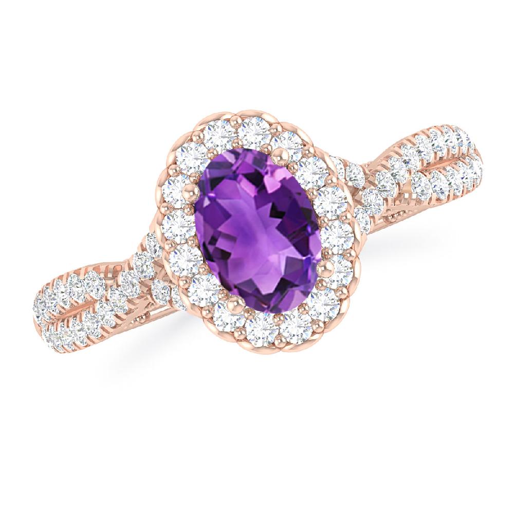 Rose Gold - Amethyst