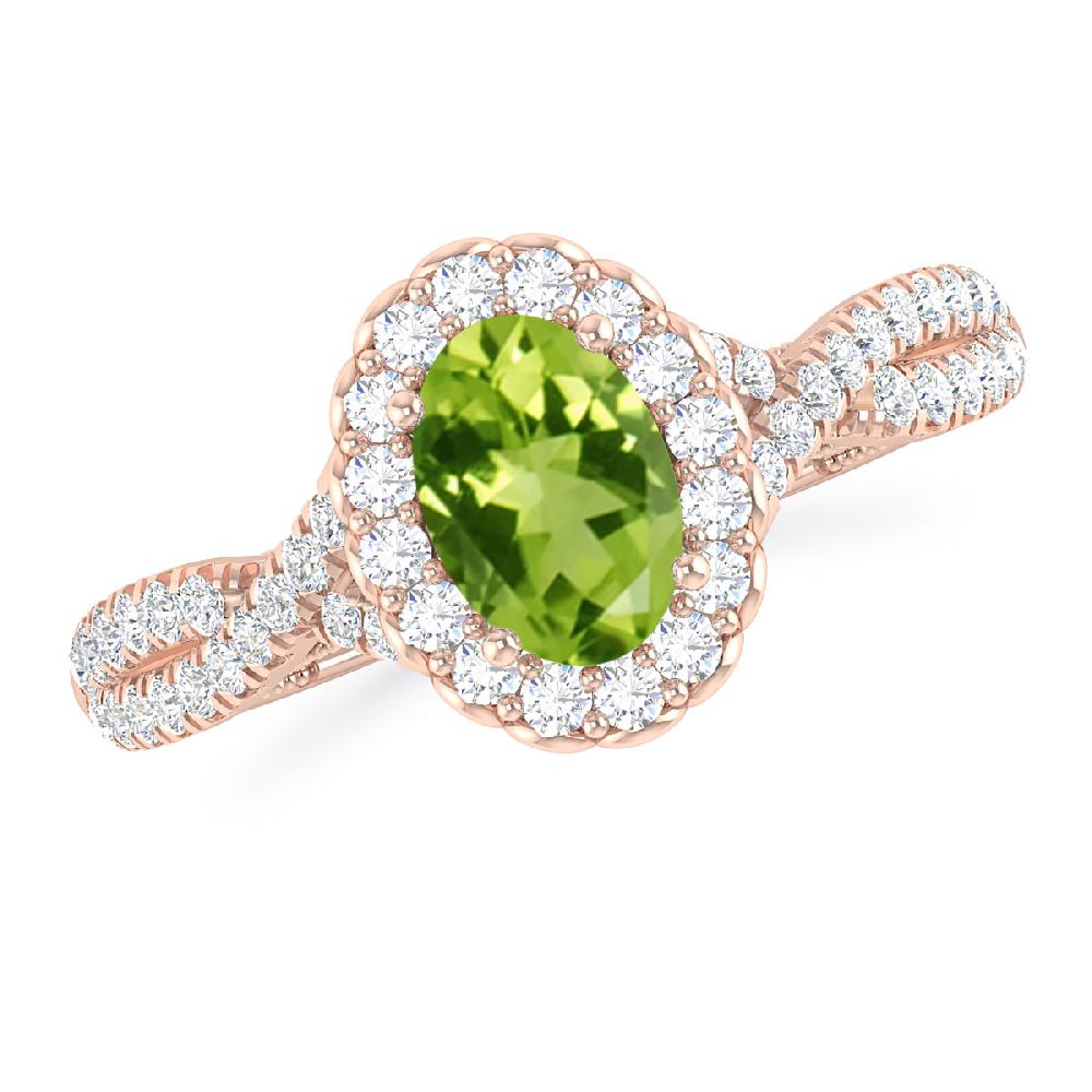 Rose Gold - Peridot