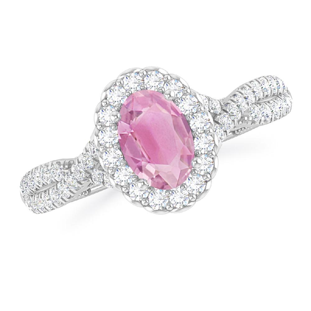 White Gold - Pink Tourmaline