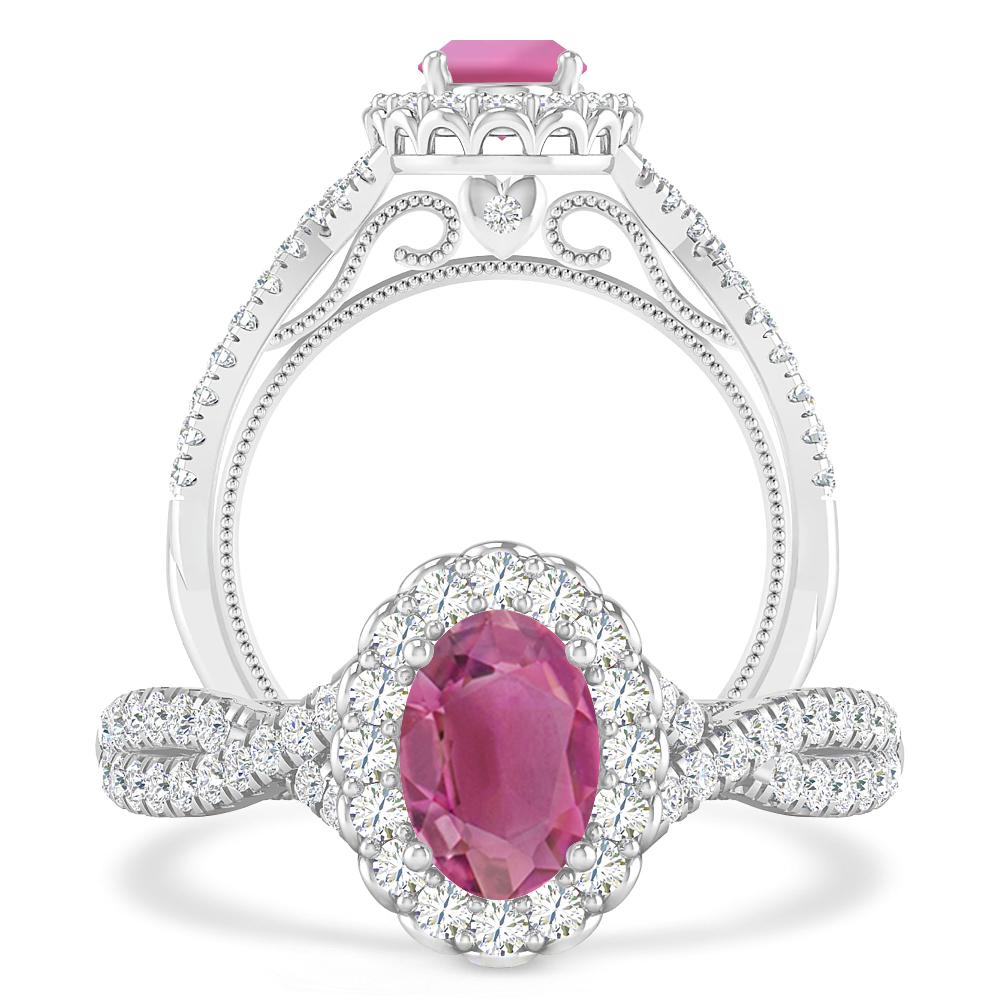 White Gold - Pink Tourmaline