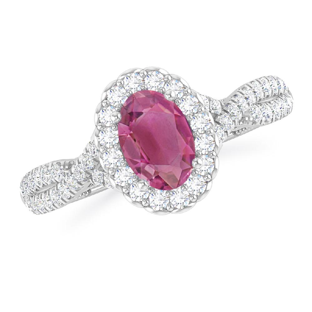 White Gold - Pink Tourmaline