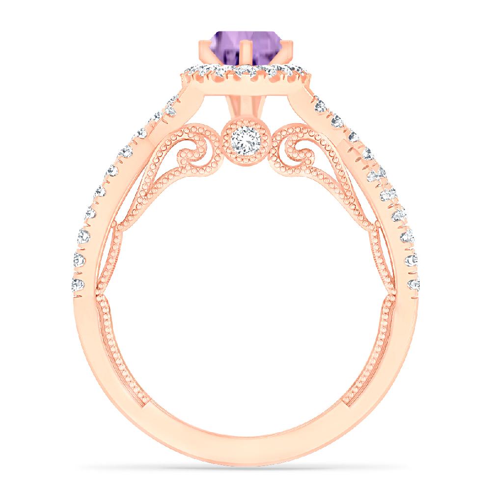 Rose Gold - Amethyst