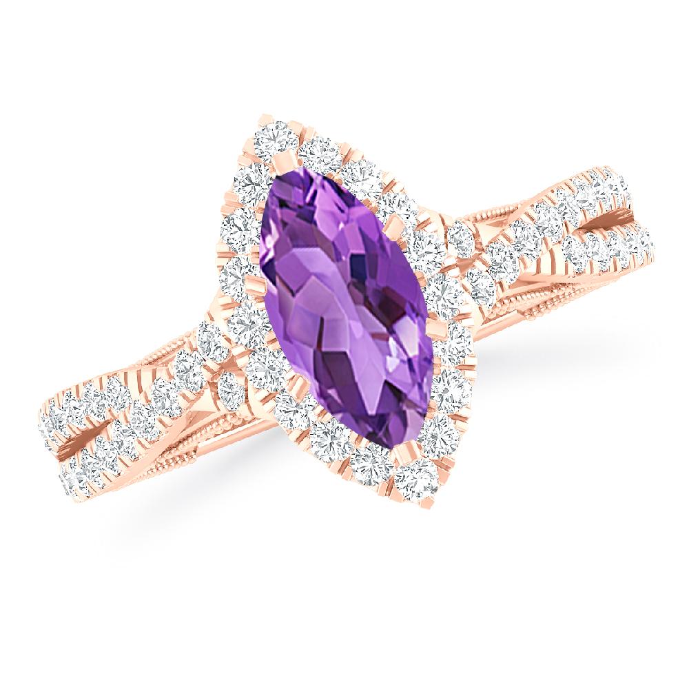 Rose Gold - Amethyst