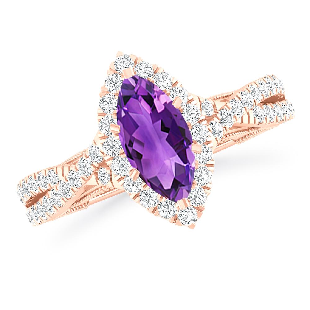 Rose Gold - Amethyst