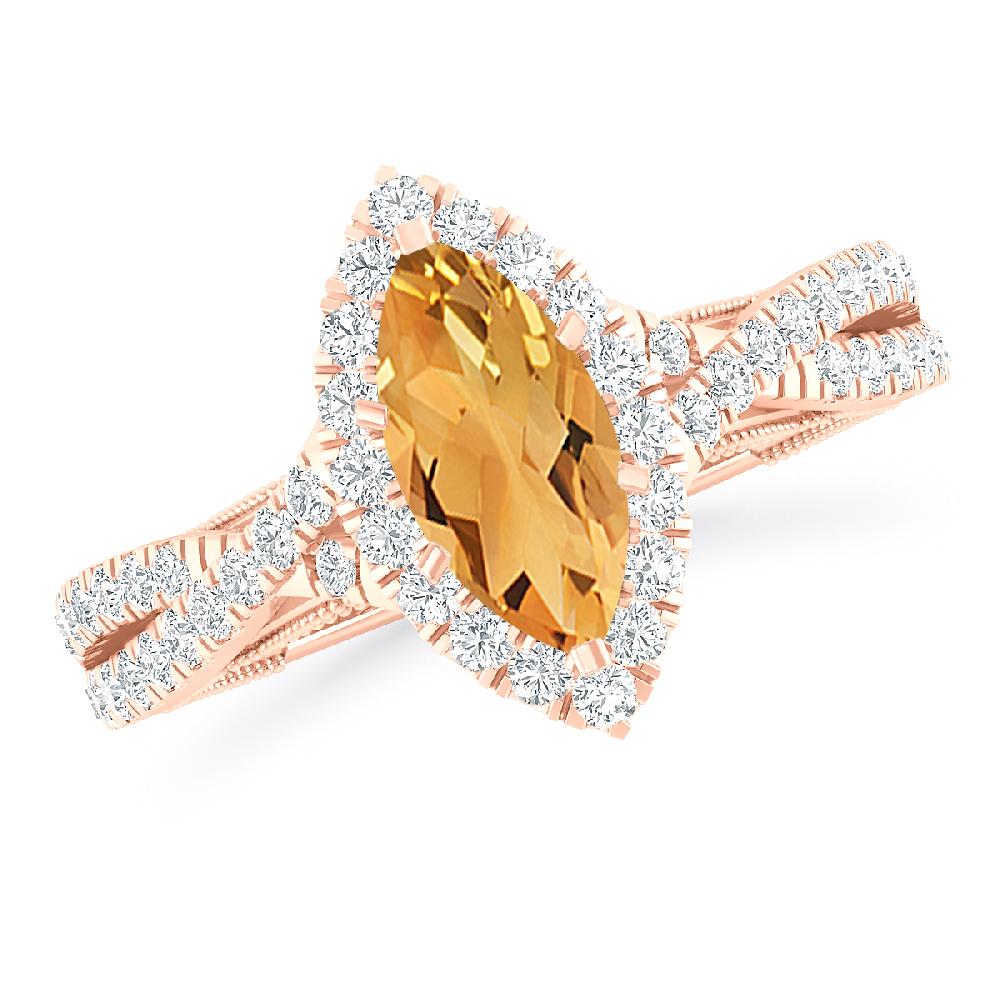 Rose Gold - Citrine
