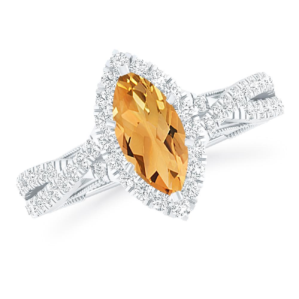 White Gold - Citrine