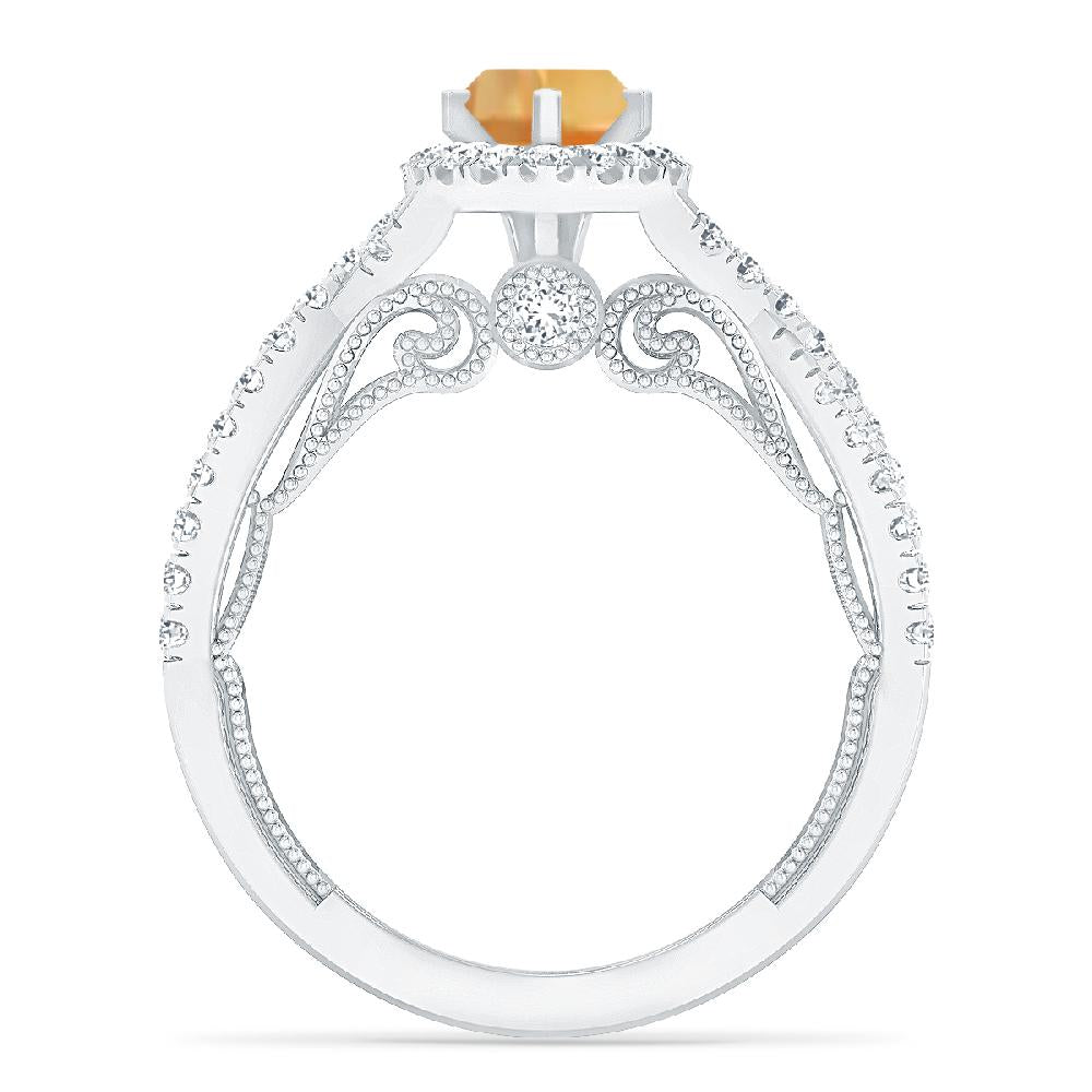 White Gold - Citrine