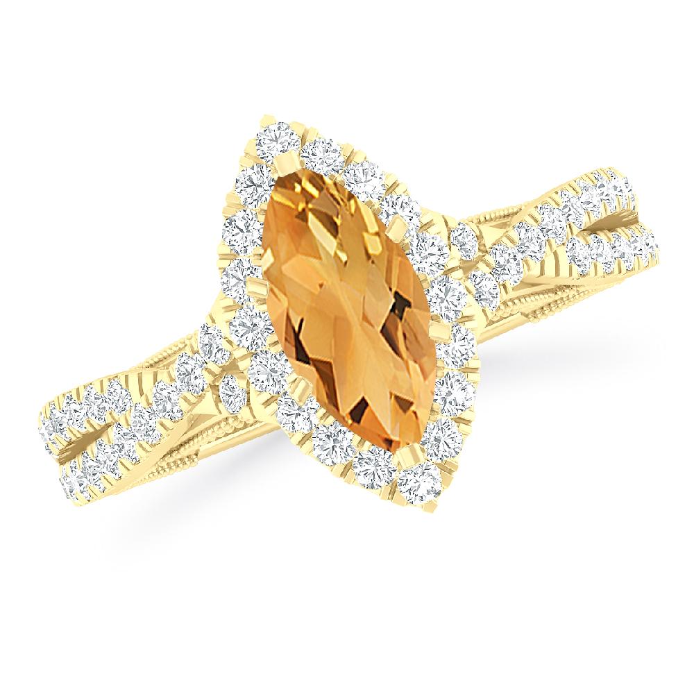 Yellow Gold - Citrine