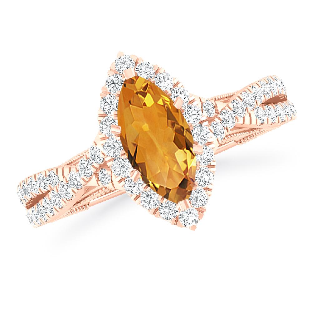 Rose Gold - Citrine