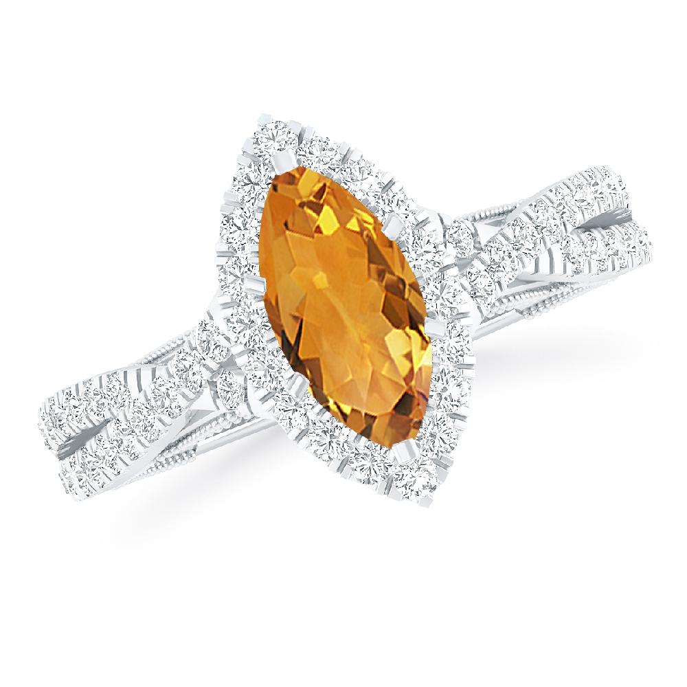 White Gold - Citrine
