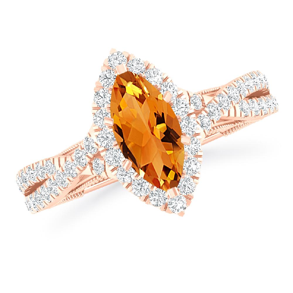 Rose Gold - Citrine