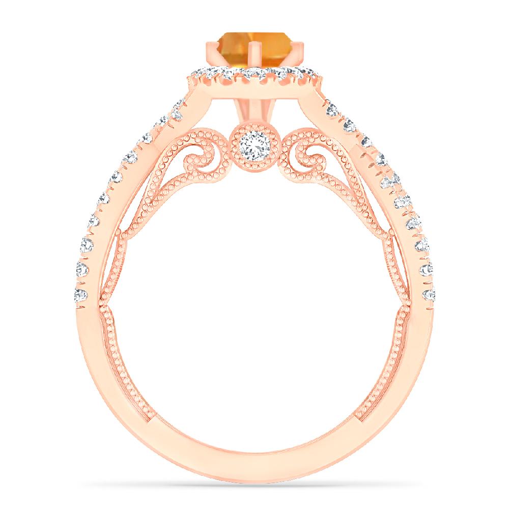 Rose Gold - Citrine