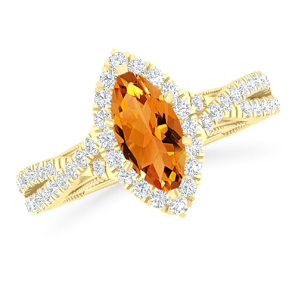 Yellow Gold - Citrine