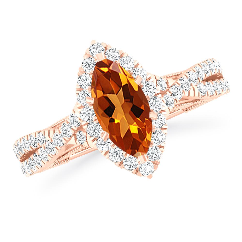 Rose Gold - Citrine
