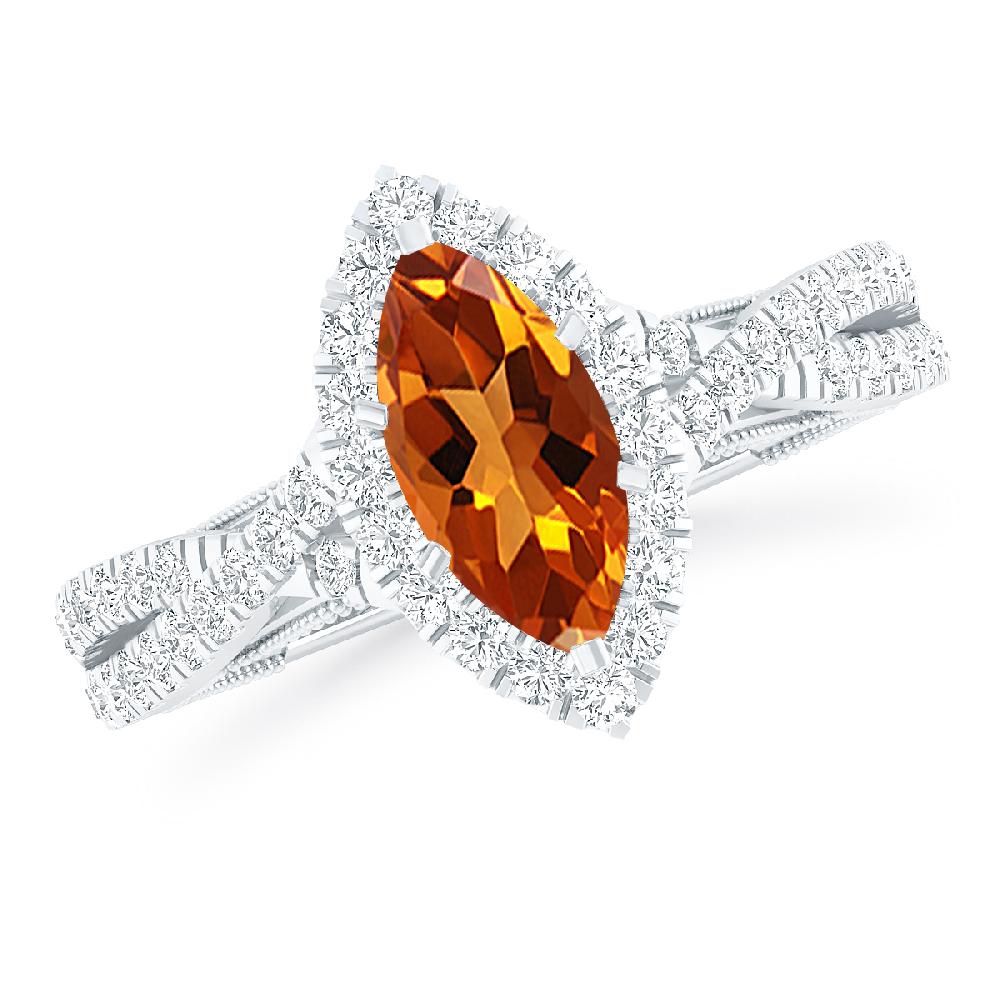 White Gold - Citrine