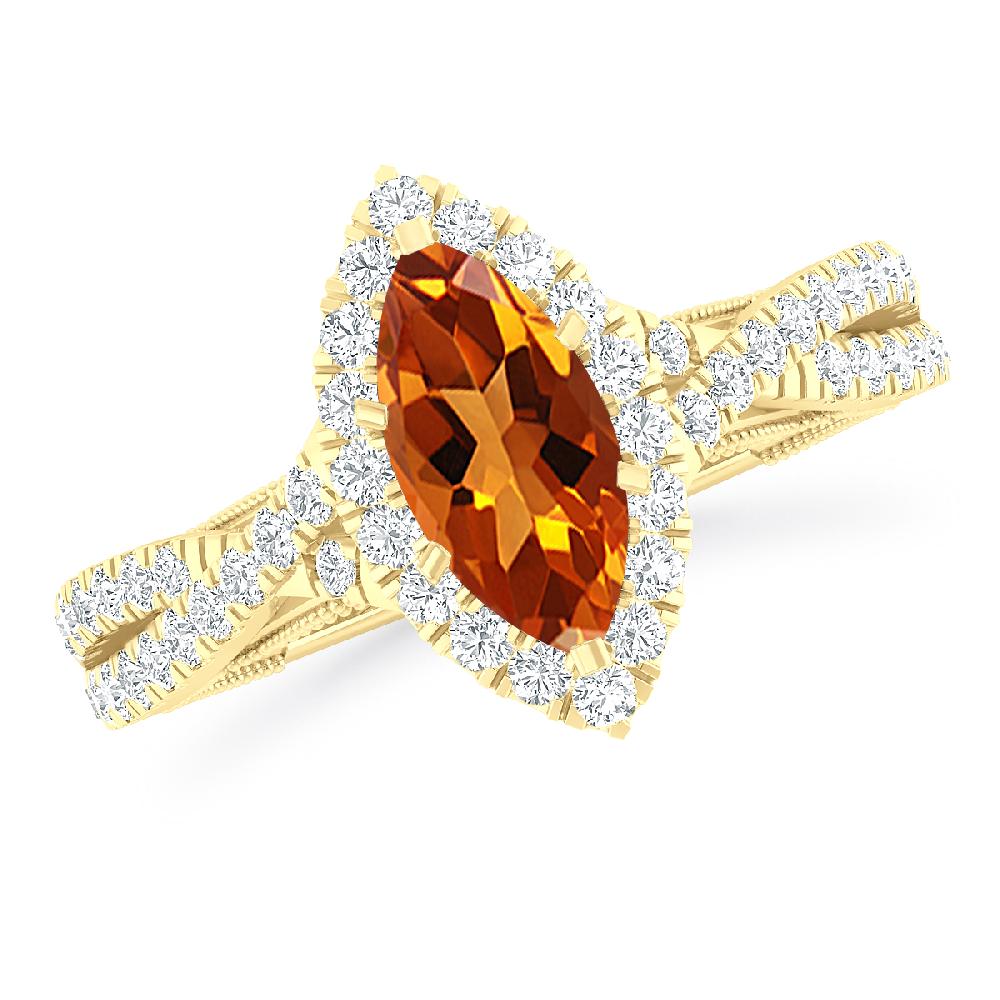 Yellow Gold - Citrine