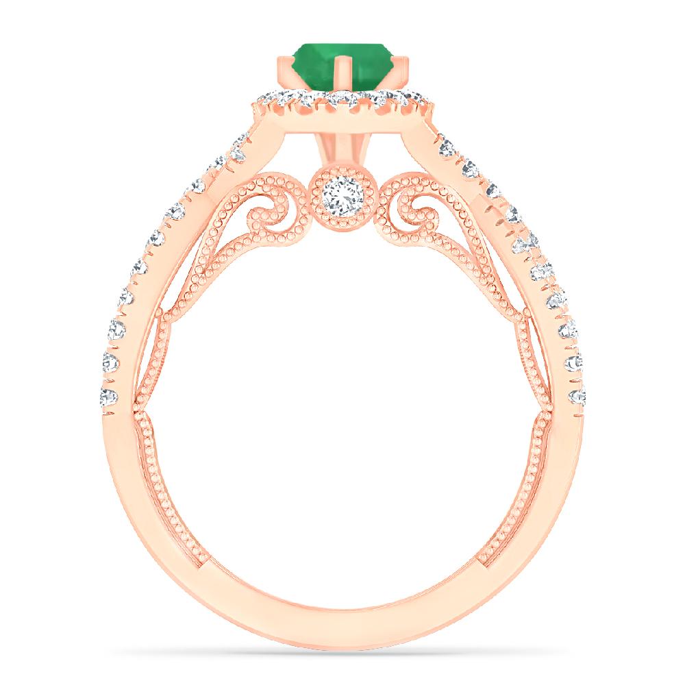 Rose Gold - Emerald