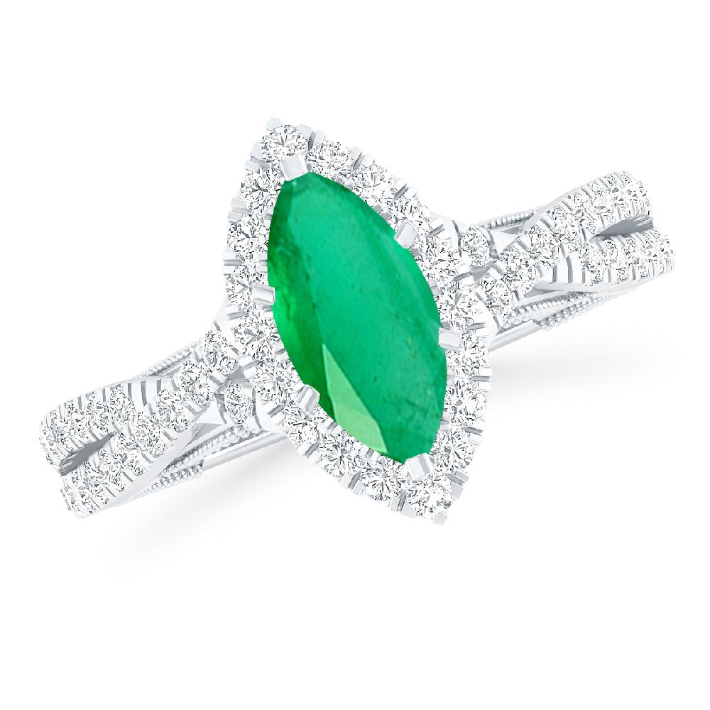White Gold - Emerald