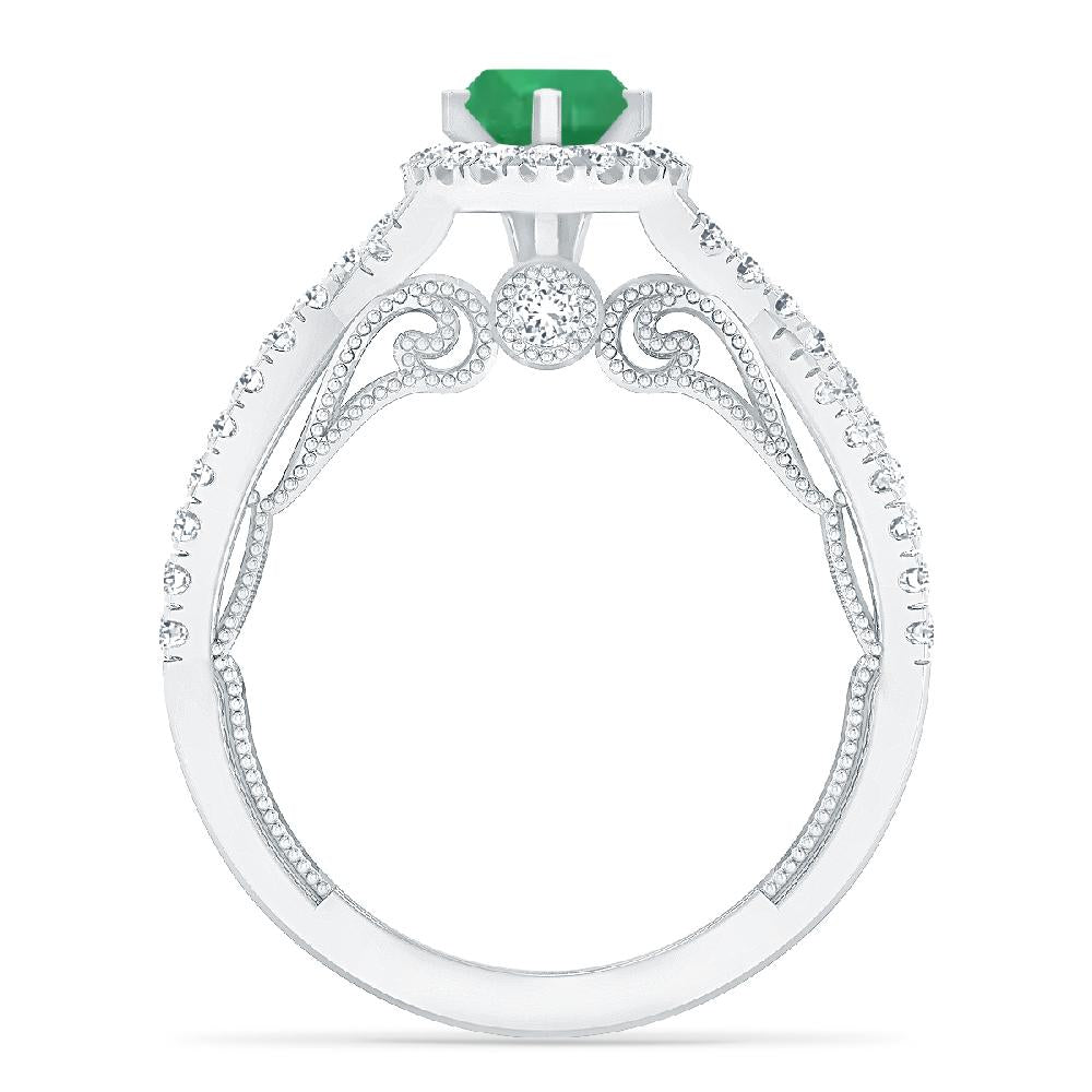 White Gold - Emerald