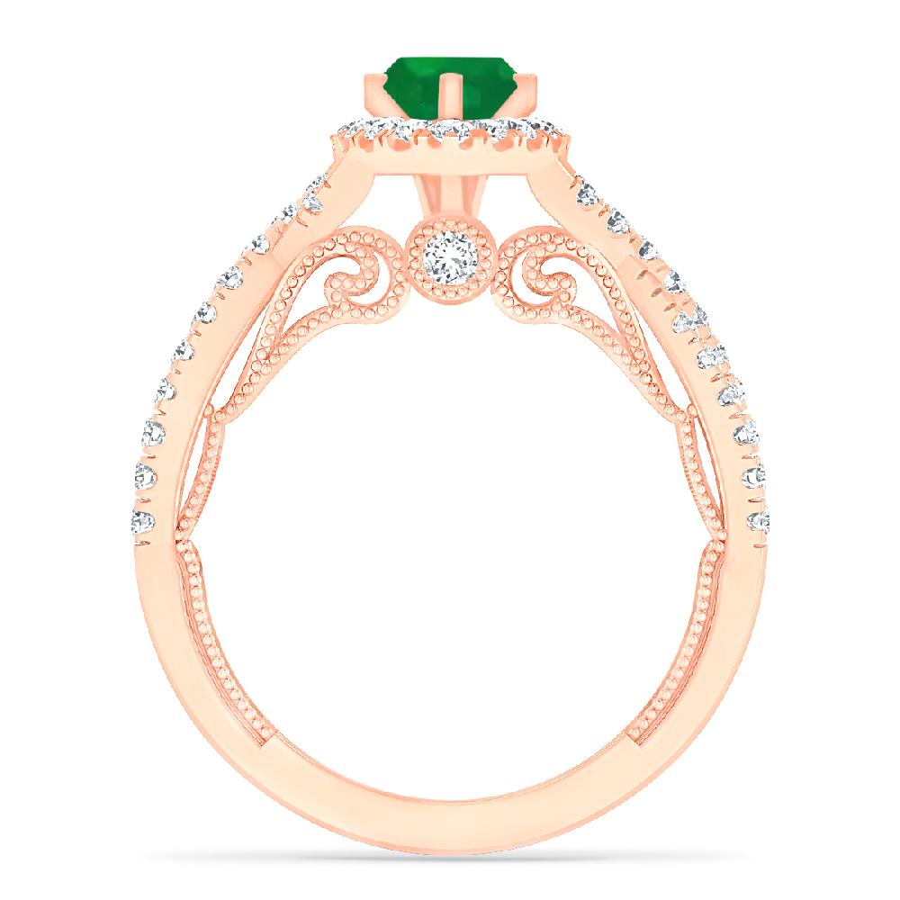 Rose Gold - Emerald