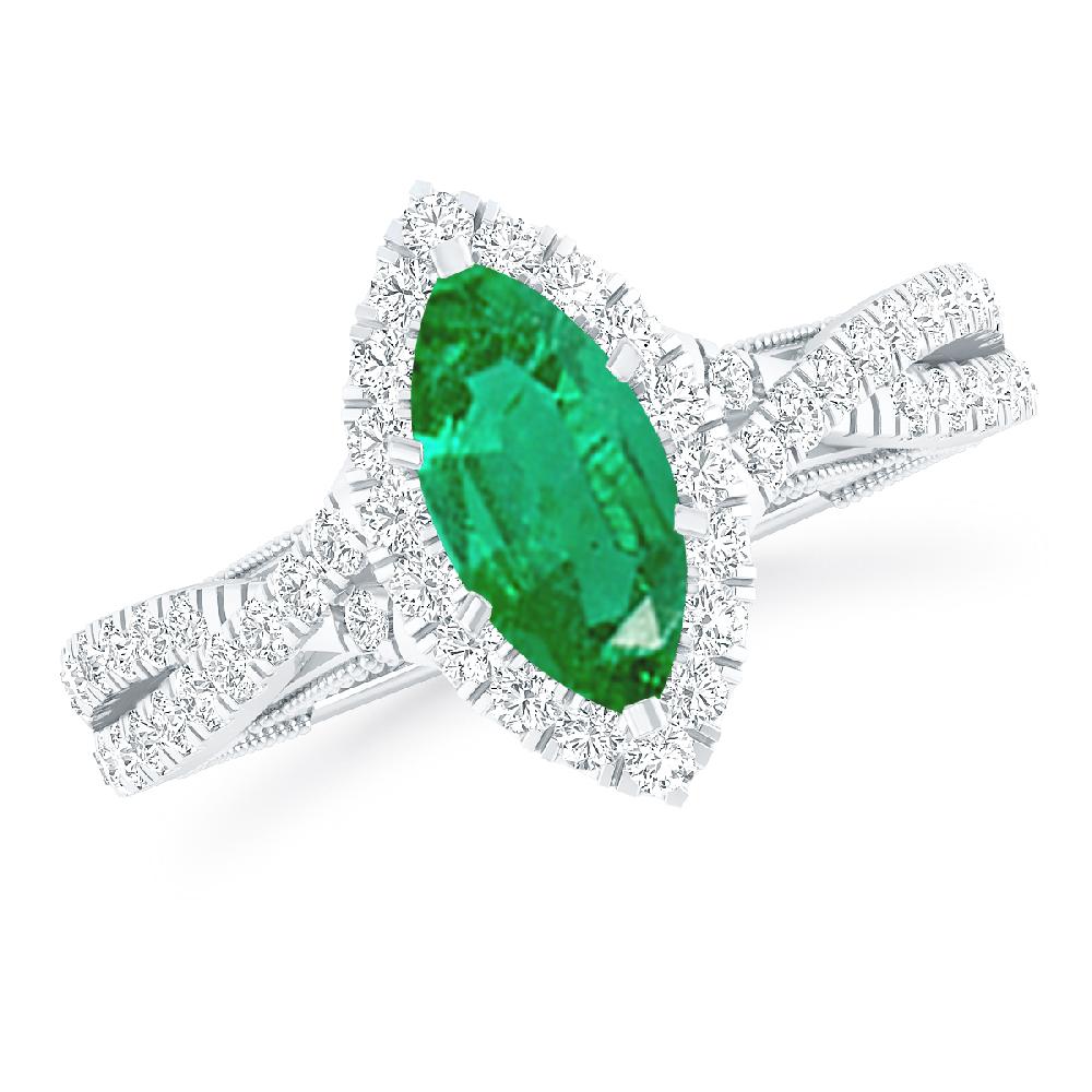 White Gold - Emerald