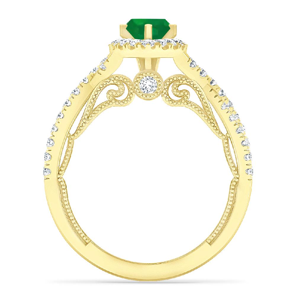Yellow Gold - Emerald