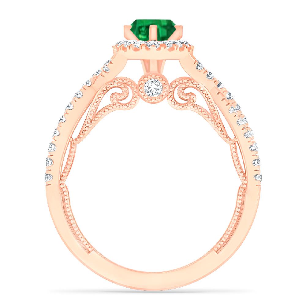 Rose Gold - Emerald